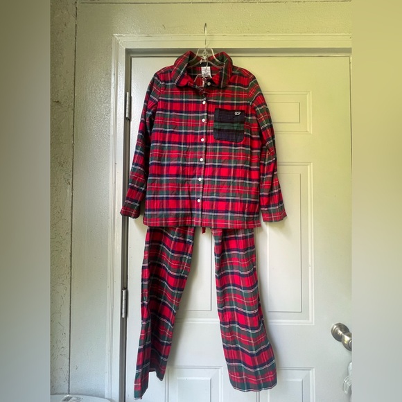 Vineyard Vines womens Plaid Pajama Set - Red and Green Size XSmall - Picture 1 of 8